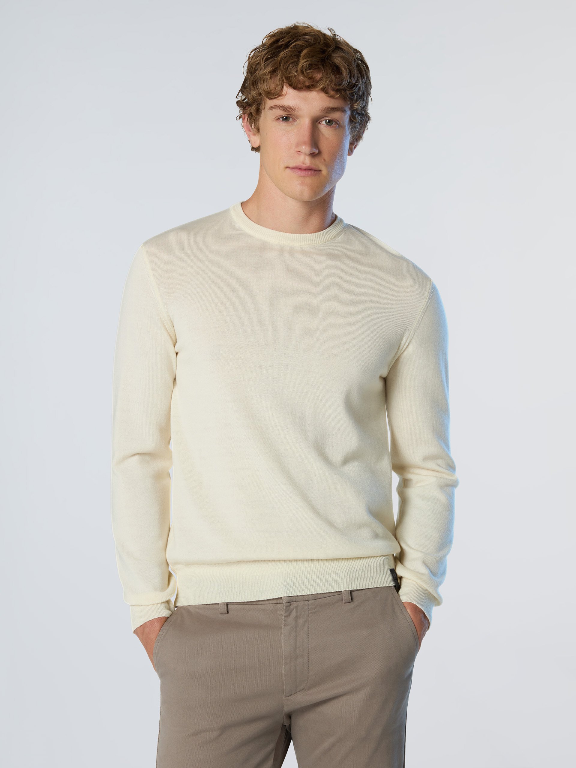 North Sails Pullover Rundhalsausschnitt aus Merinowolle