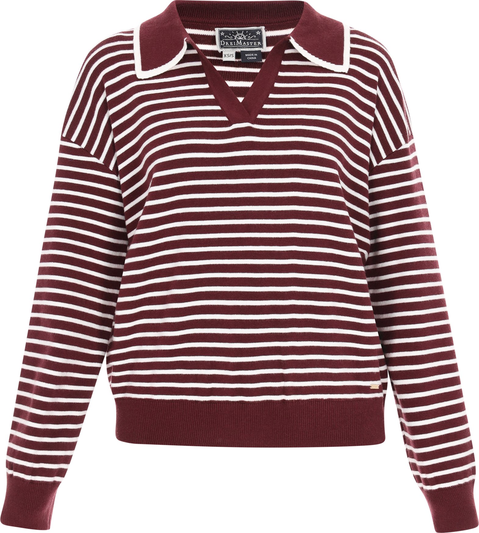 Thumbnail - Dreimaster Pullover Frauen wine red