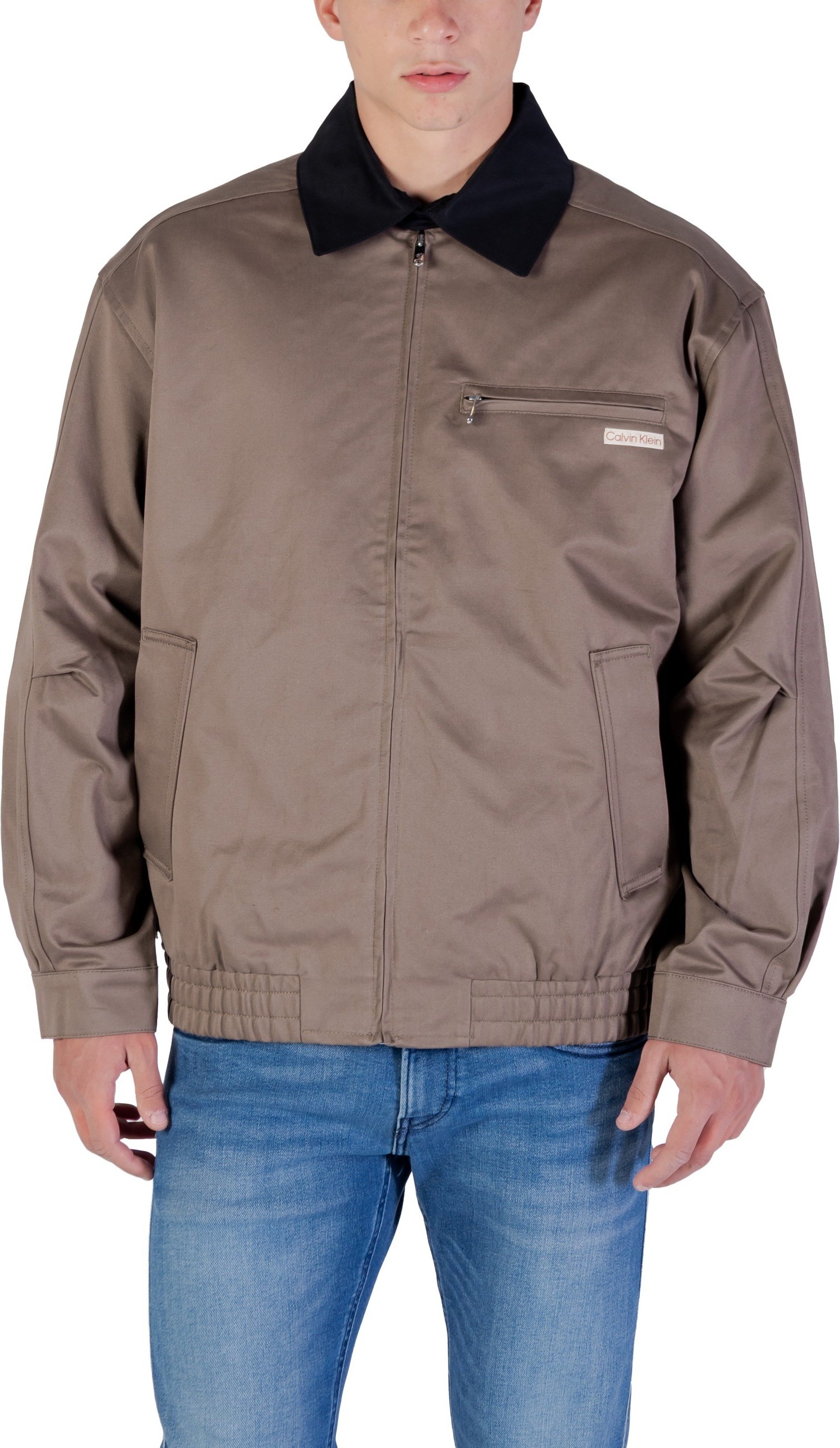 Klassische Jacke mit Reißverschluss vorne