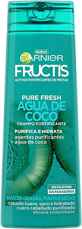 Fructis Pure Fresh Stärkendes Shampoo Mit Kokoswasser 360 ml