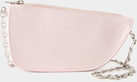 Sac à Bandoulière Micro Sling Shield - Burberry - Cuir - Rose