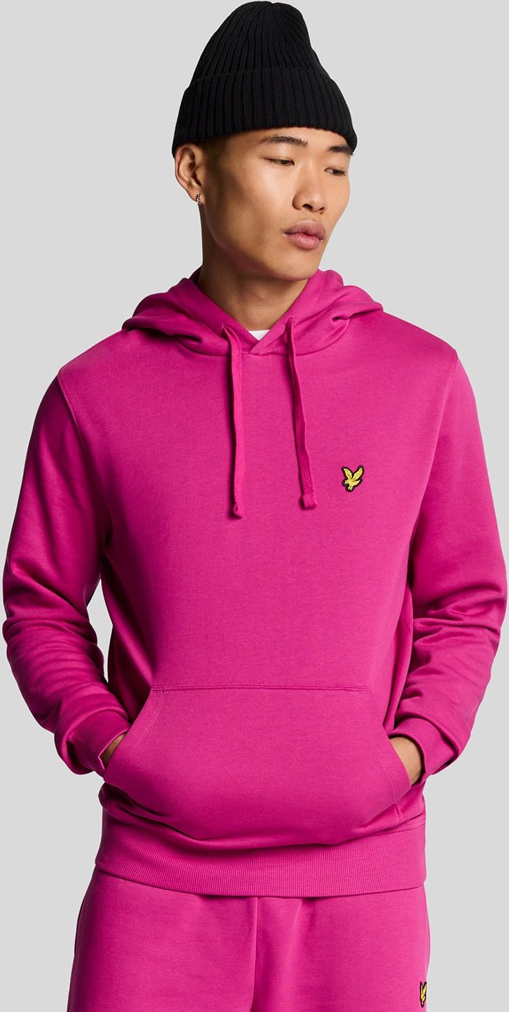 Thumbnail - Lyle & Scott Pullover Hoodie - Fuchsie