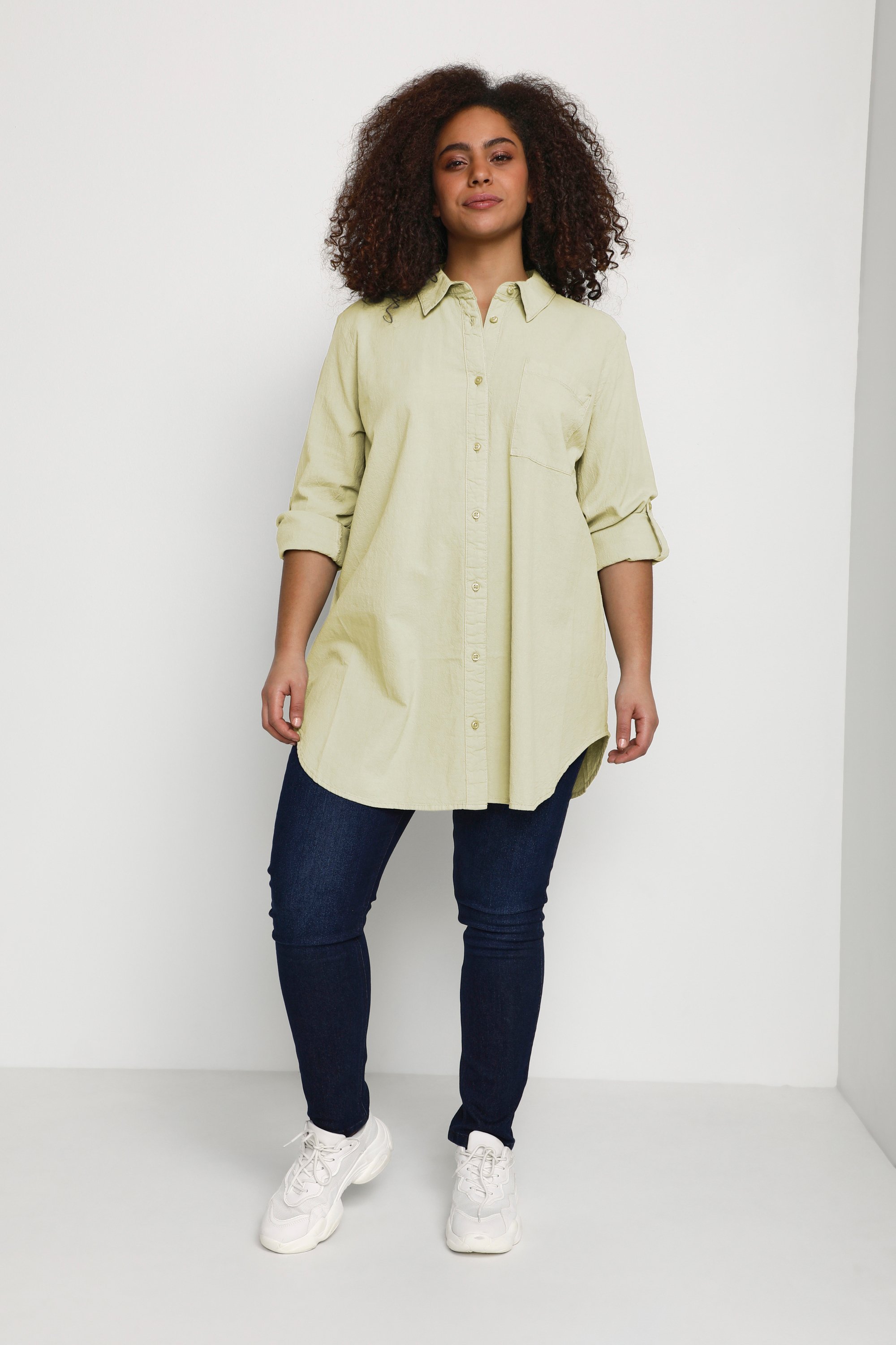 Thumbnail - Tunika Loose fit green