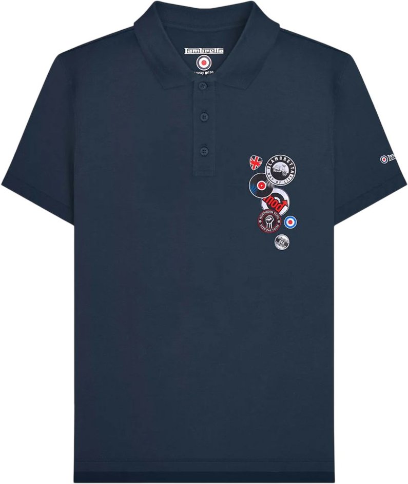 Lambretta - Poloshirt für Herren (Marine)