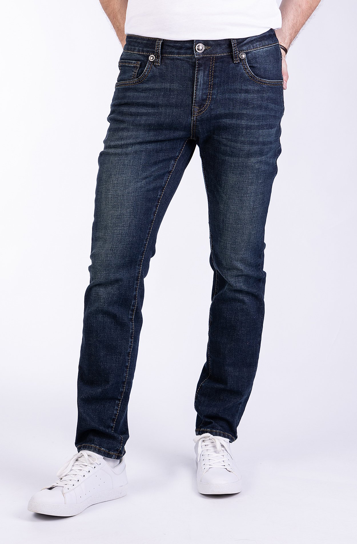 Markus Herrenjeans Dunkelblau Slim Fit