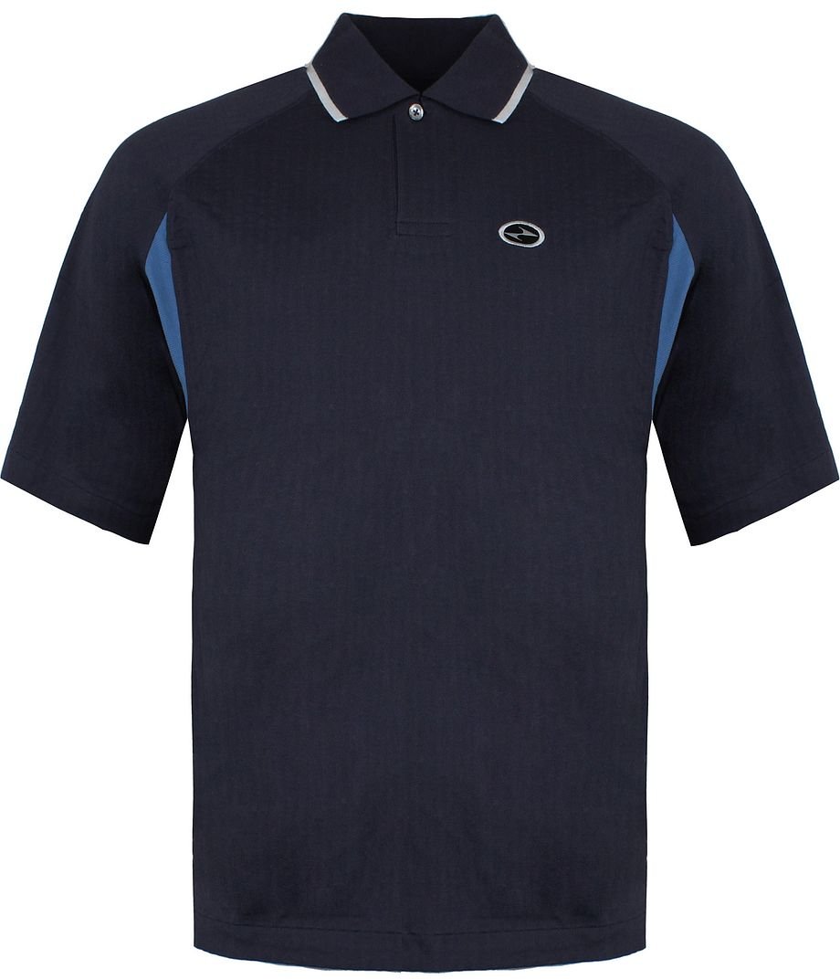 Nike Swoosh Mens Navy Blue Polo Shirt
