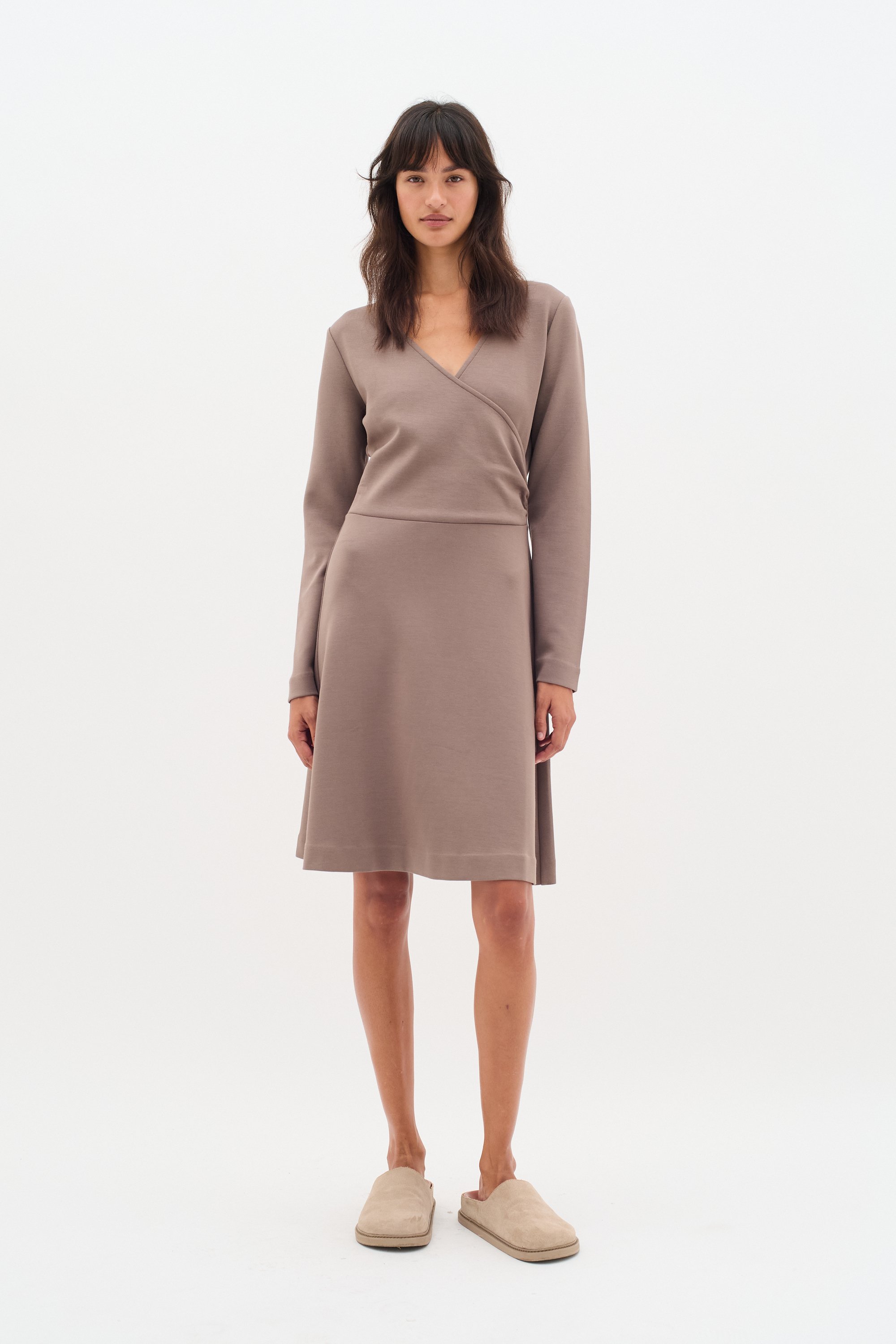 Thumbnail - Jerseykleid Feminine Form Sandy Grey grey