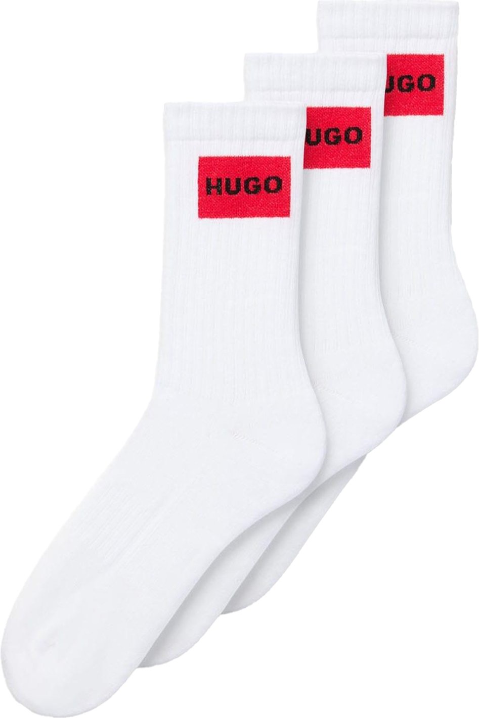 Hugo - Socken für Herren/Damen Unisex, Baumwollmischung (5er-Pack) (Weiß)