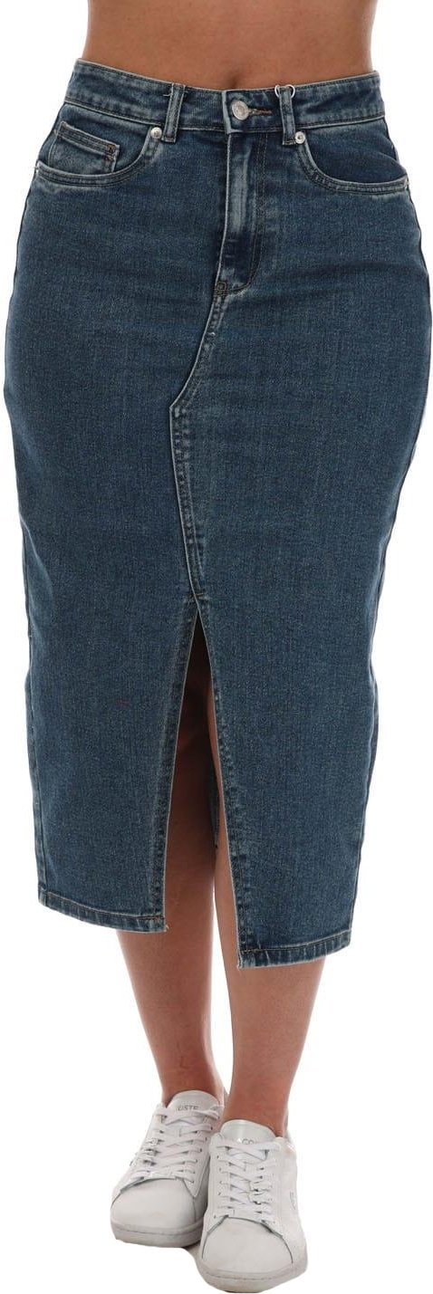 Only - "Siri" Midirock für Damen Denim (Denim)