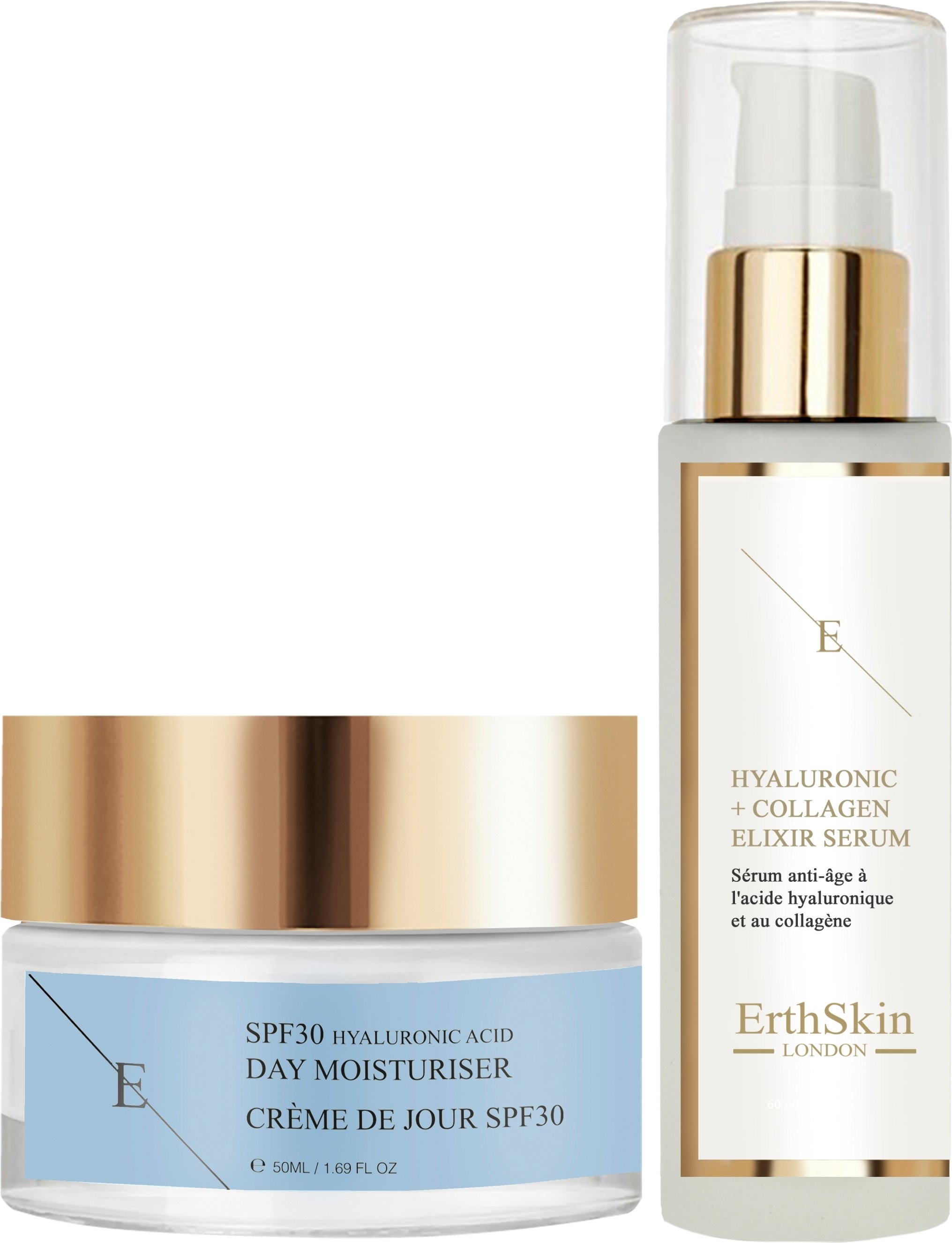 SPF 30 Hydroacid Tagescreme 50ml + Hydroacid & Collagen Serum - 60ml