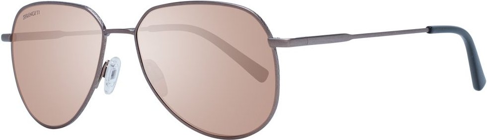 Bronzefarbene Metallsonnenbrille