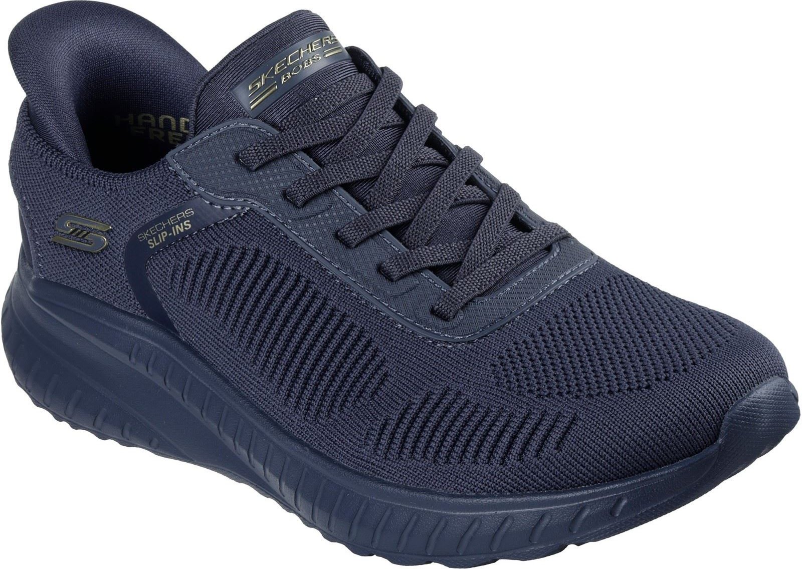Skechers BOBS Sport Squad Chaos Polyester Damen Dunkelblau Sneakers