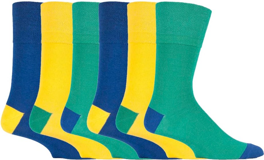 Gentle Grip - 6 Paar Herren Gentle Grip nicht elastische Socken - MGG89