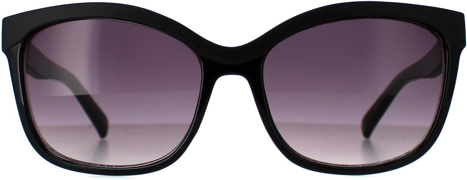 Guess Cat Eye Womens glänzend schwarz rauchfarbener Farbverlauf GF0300