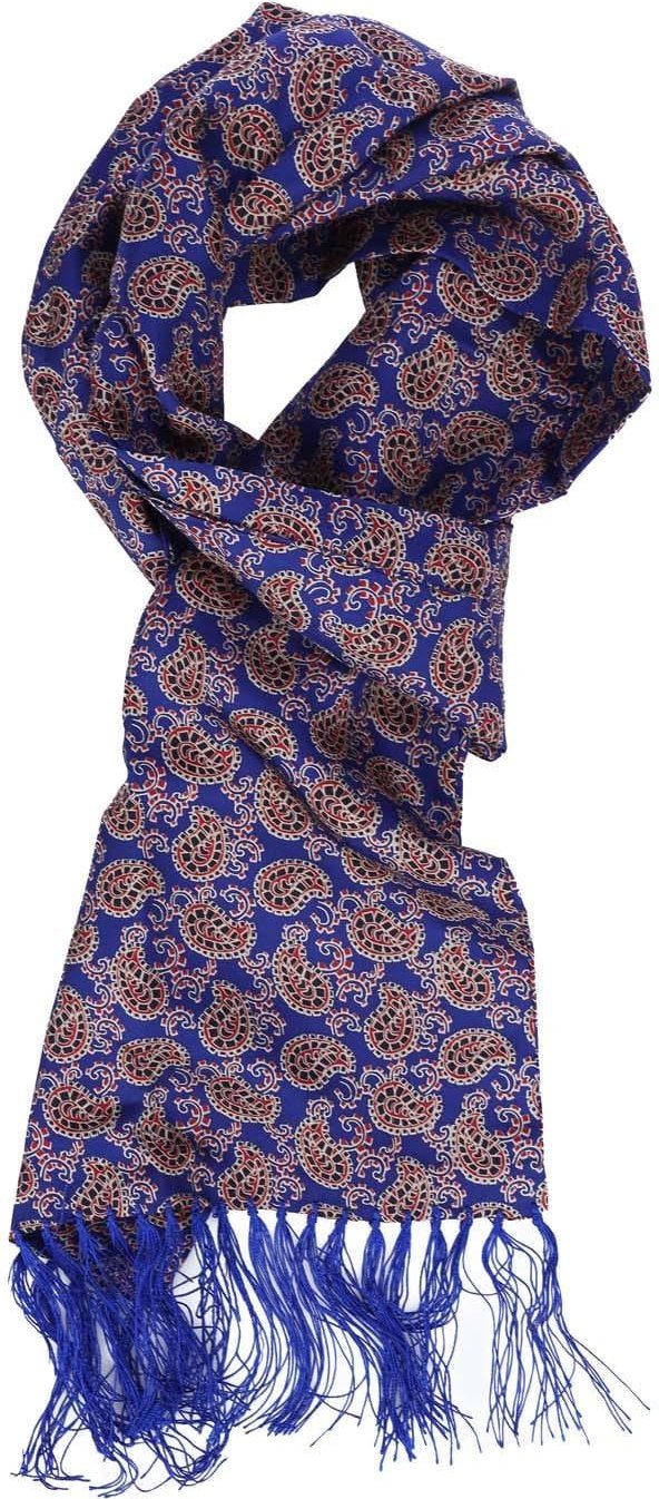 Luke 1977 - "Two" Schal Paisley-Muster (Blau)