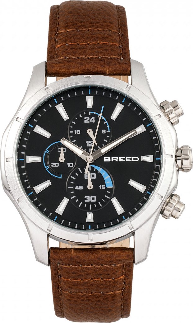 Breed Lacroix Chronograph Lederarmbanduhr