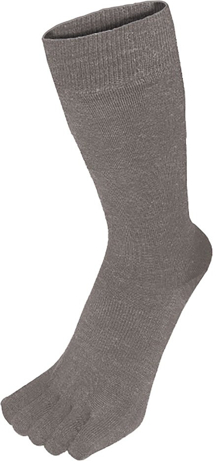 TOETOE - Herren- und Damensocken aus weicher Wolle für den Außenbereich, feuchtigkeitsregulierend, mittelhoch - Grau