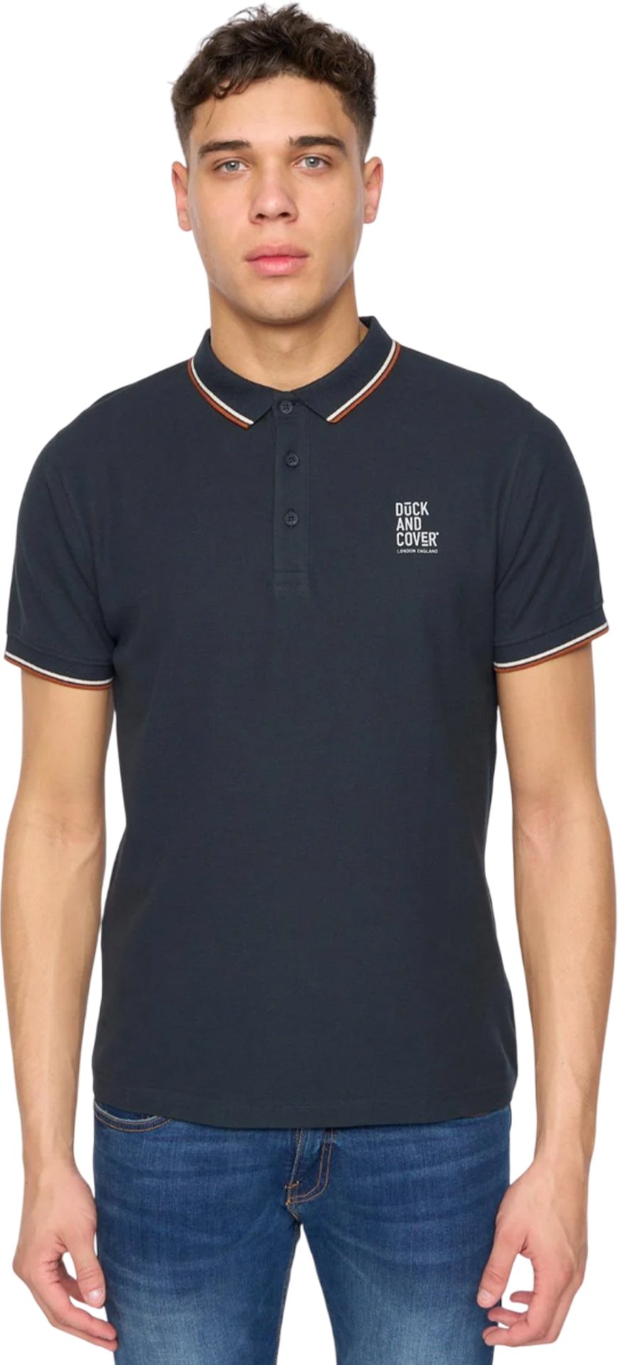 Duck and Cover - "Melports" Poloshirt für Herren (Marine)