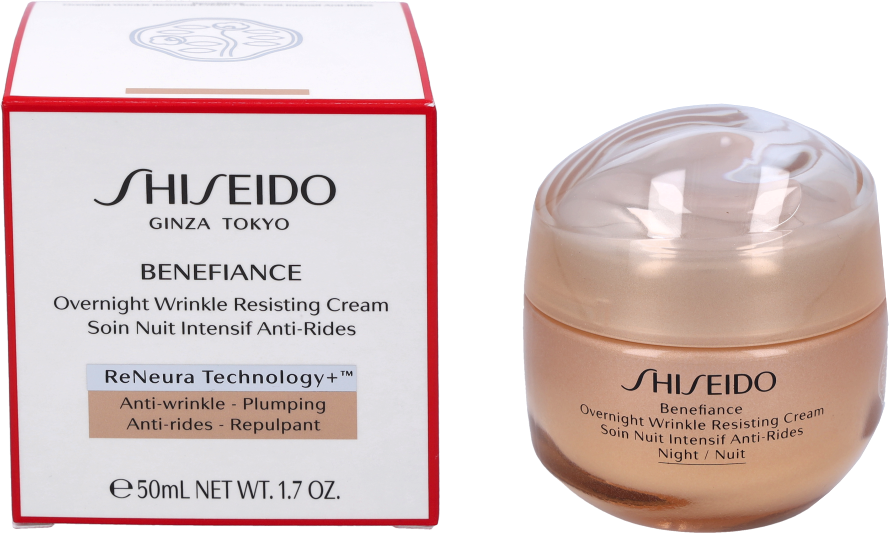 Shiseido Benefiance Overnight Wrinkle Resisting Cream.