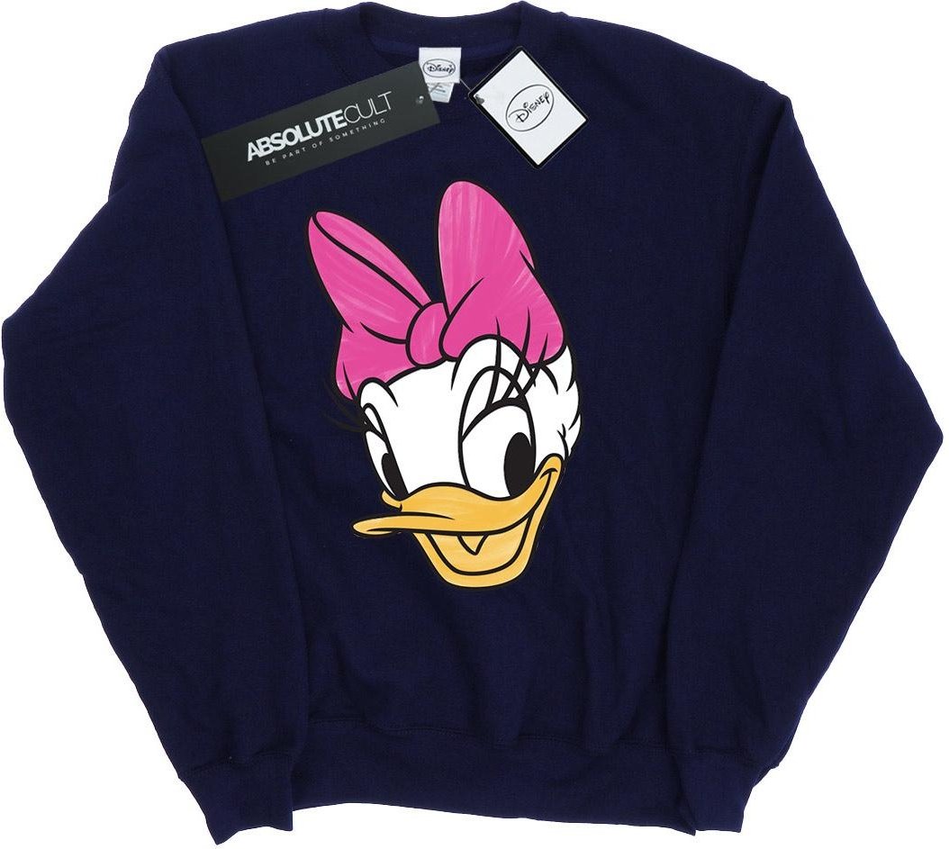 Disney - "Daisy Duck Head Painted" Sweatshirt für Herren (Marineblau)