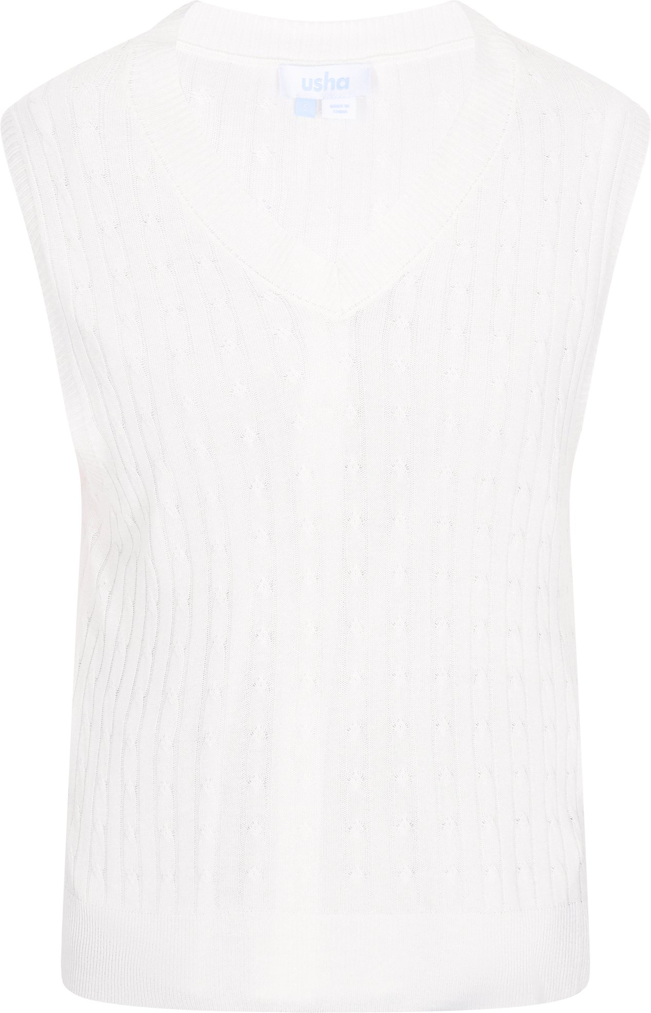usha Weste Frauen Weiß