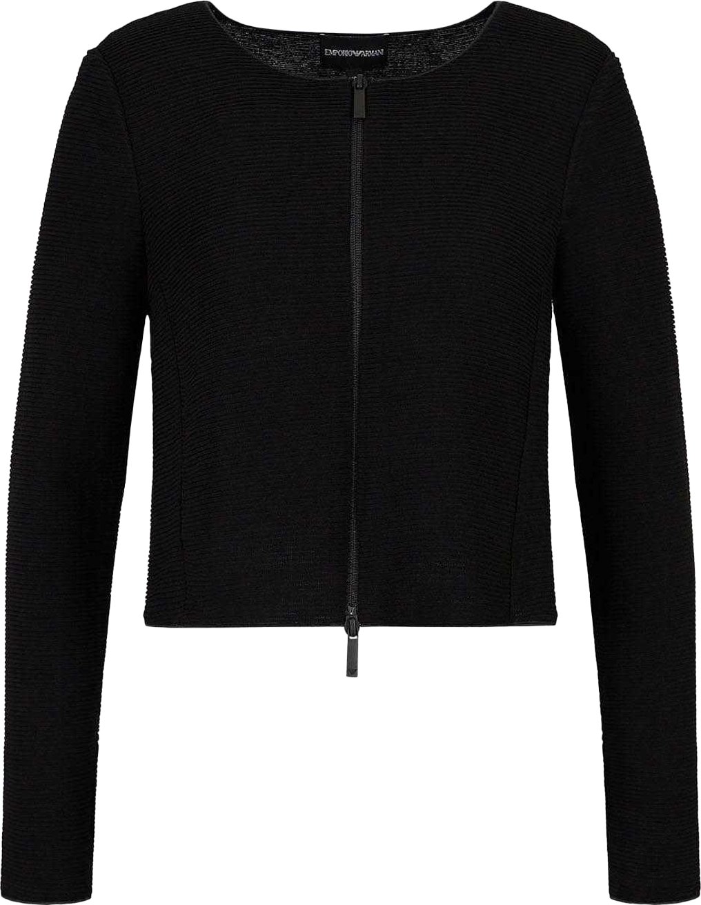 Emporio Armani - Jacke für Damen, Mit Reißverschluss (Schwarz)