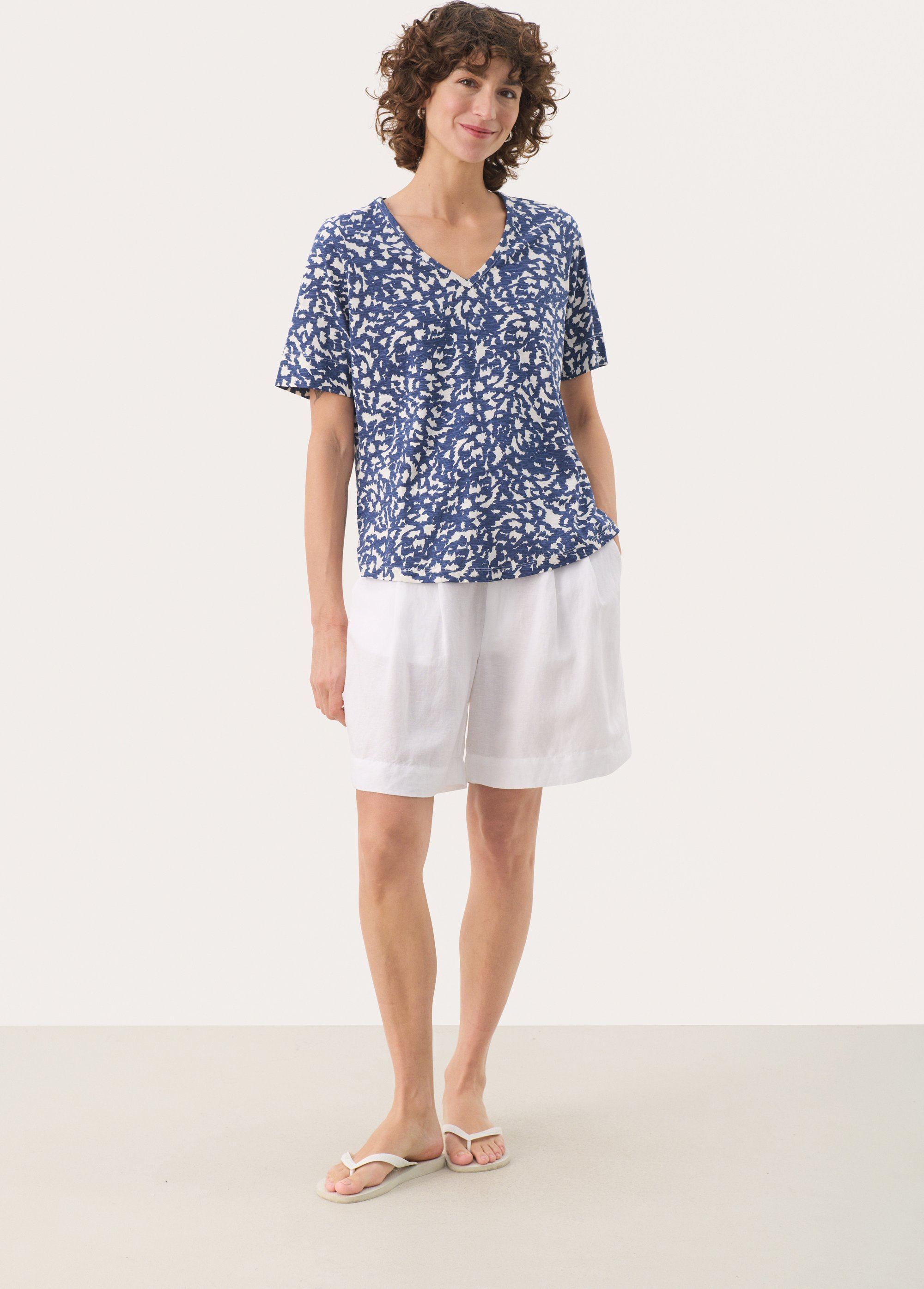 T-shirt Relaxed fit Oceana Graphic Print blue white