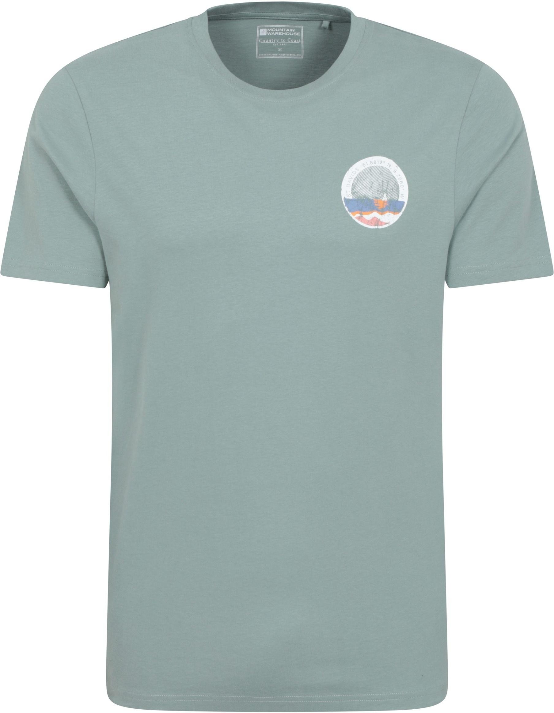 Mountain Warehouse - "St Davids" T-Shirt für Herren (Blassgrün)