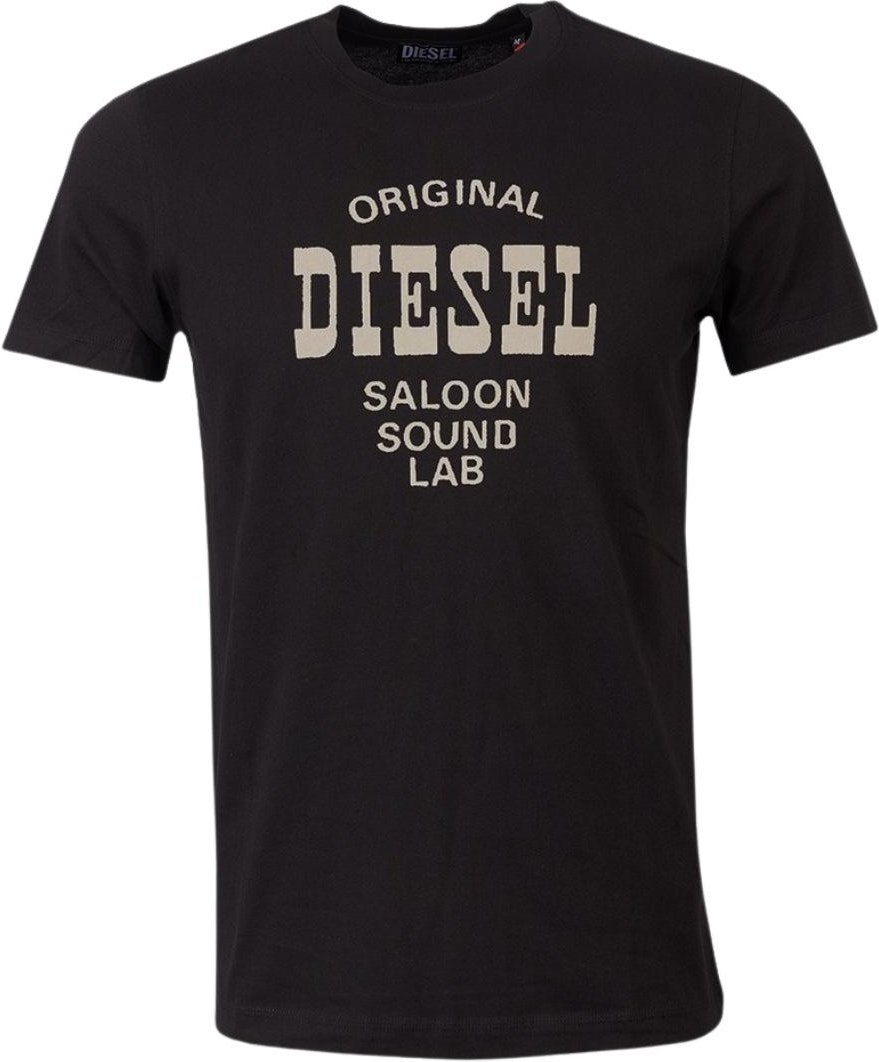 Diesel Unisex Erwachsenen Saloon Sound Lab Logo T-Shirt (Schwarz)