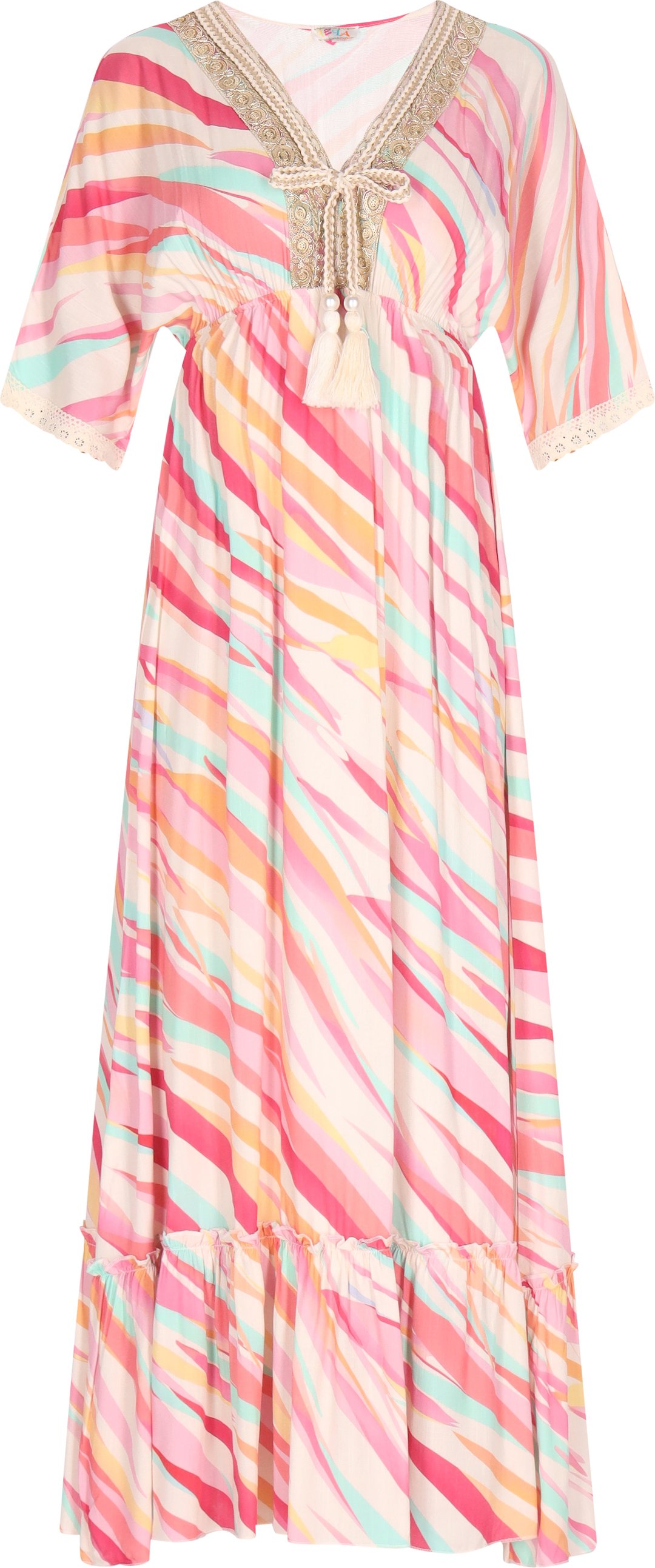 Thumbnail - IZIA Kleid Damen Rosa Mehrfarbig