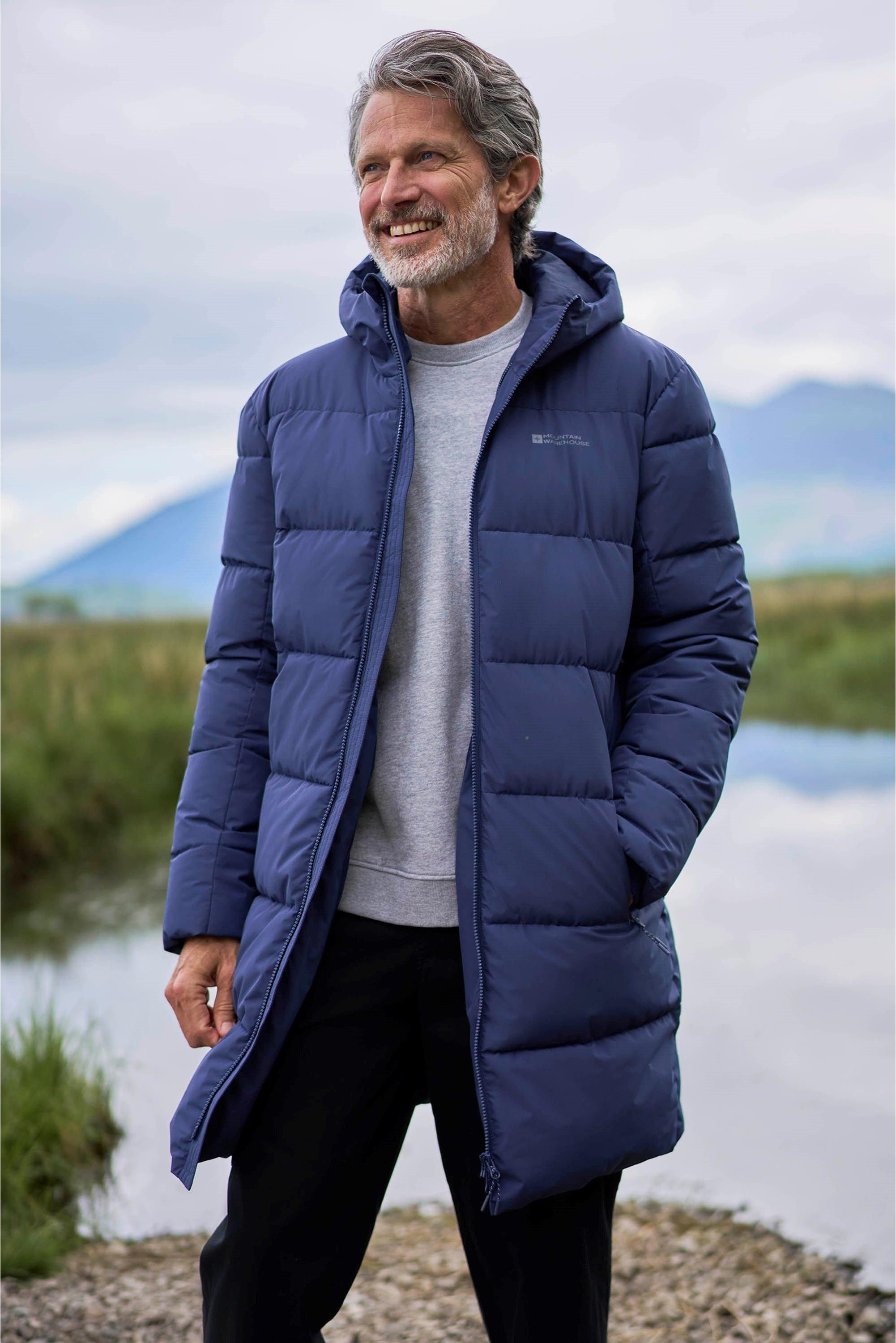 Thumbnail - Mountain Warehouse - "Vortex" Steppjacke für Herren (Marineblau)
