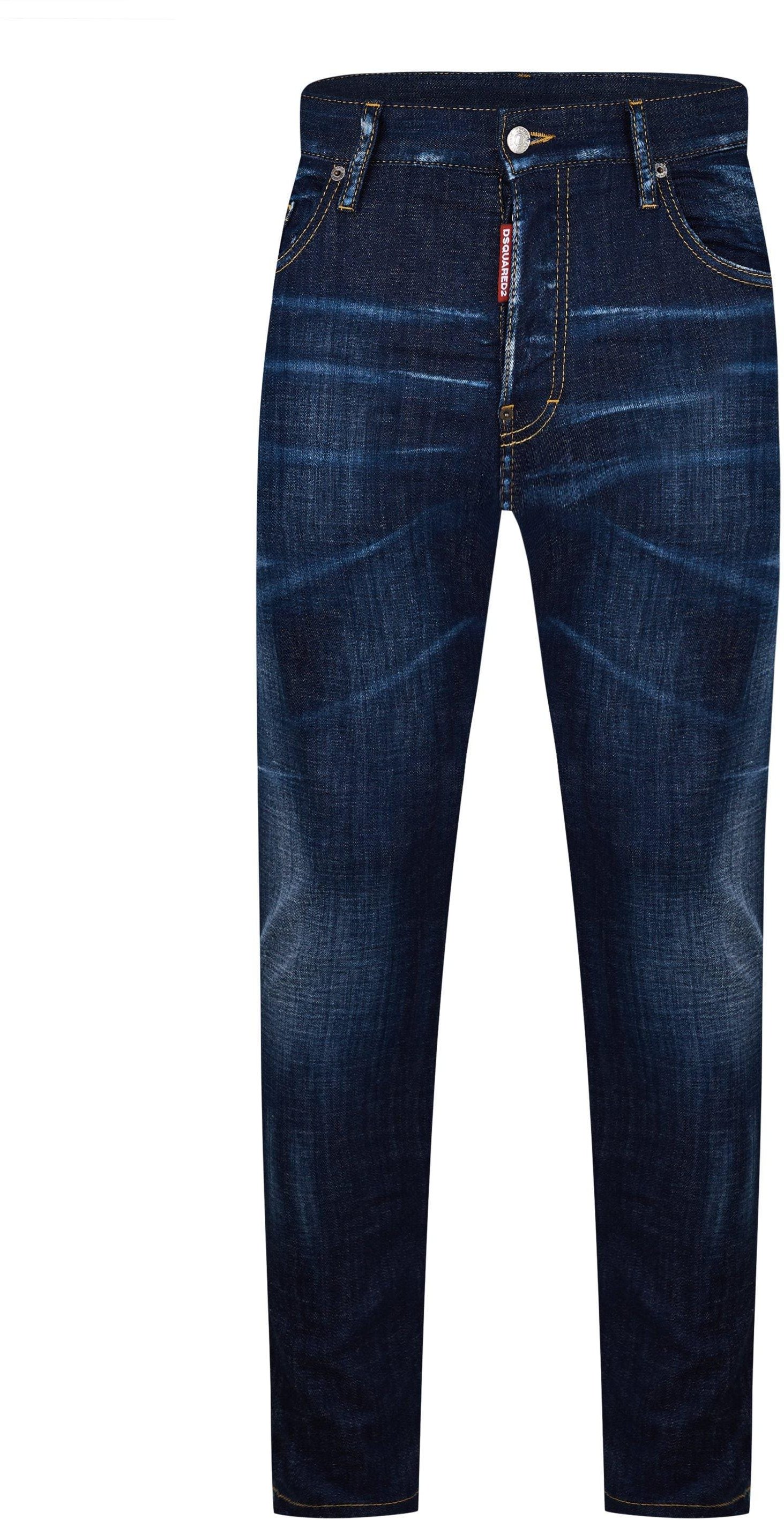 Herren DSquared2 Clean Wash Skater Jeans in Blau