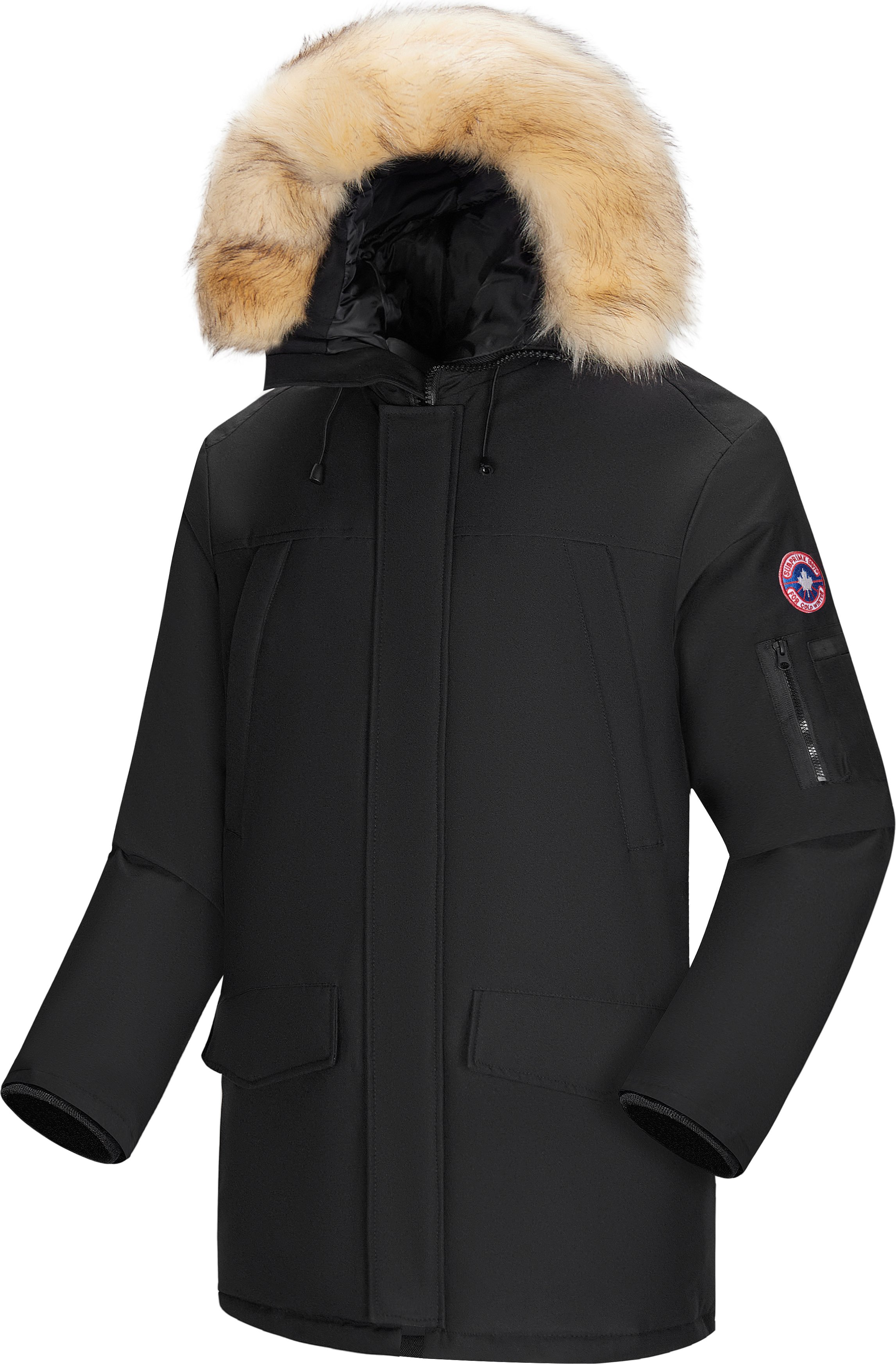 Subprime-Parka für Herren. Der Parka besteht aus hochwertigem Polyester und hat ein warmes Innenfutter. Ideal für die ka...