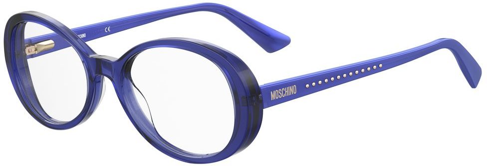 Mos594 Ovalblaue Brille