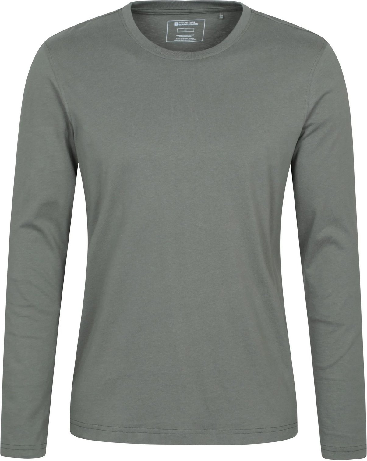 Thumbnail - Mountain Warehouse - "Flint" T-Shirt Rundhalsausschnitt für Herren Langärmlig (Grün)