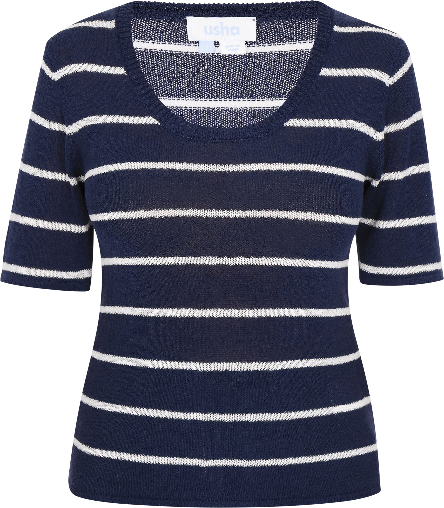 usha Pullover Frauen Marineweiß