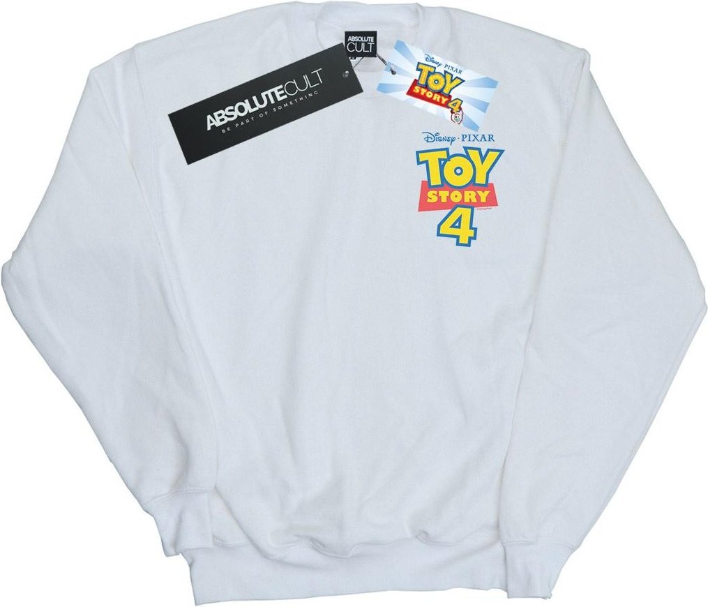 Disney - "Toy Story 4 Logo Breast Print" Sweatshirt für Herren (Weiß)