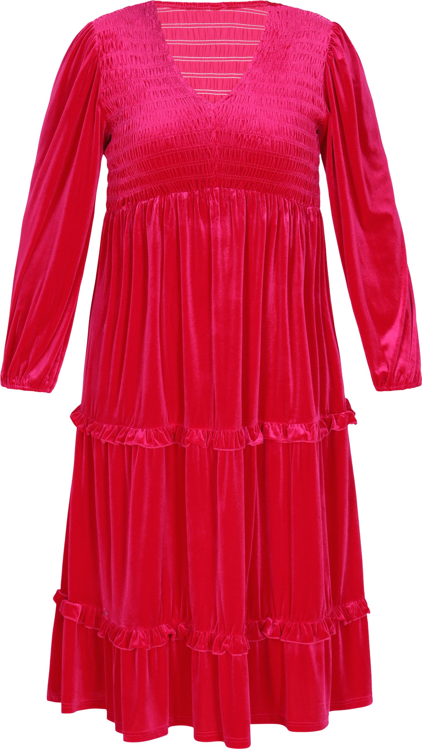 Faina Kleid in großen Größen Frauen rosarot