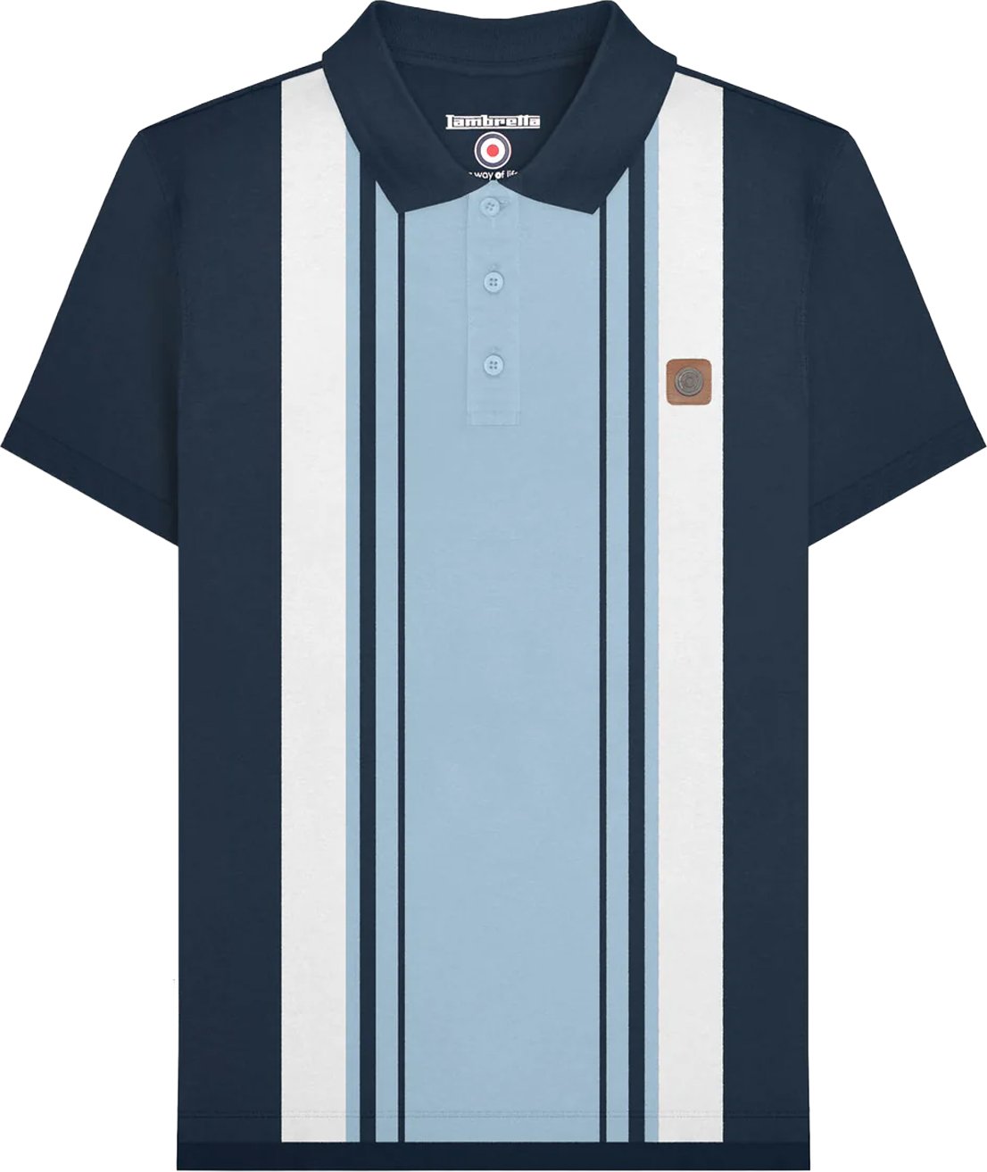 Lambretta - "SS25" Poloshirt für Herren (Marineblau)
