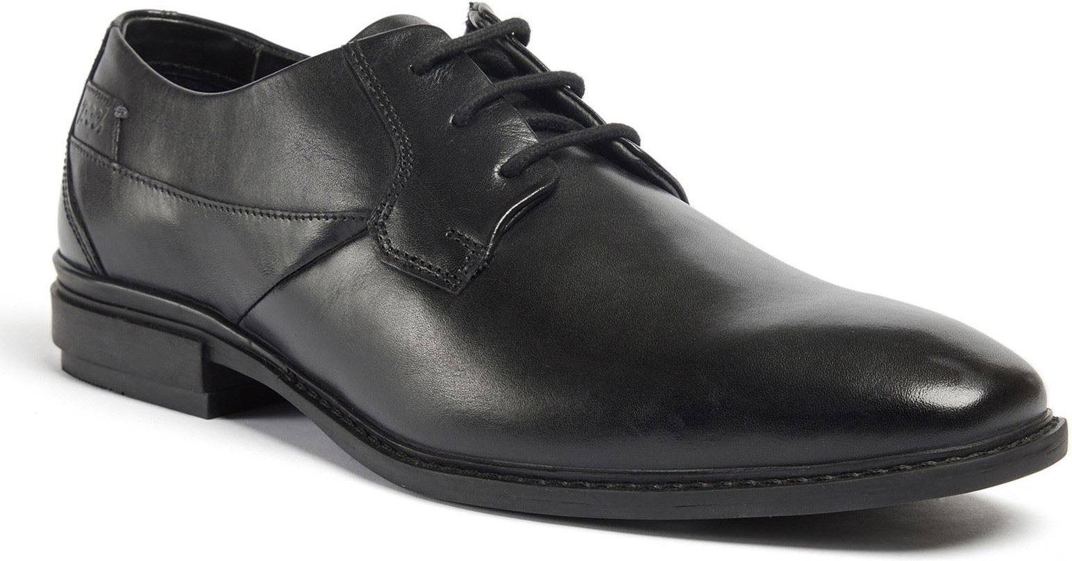 Pod Smyth Leder Herrenschuhe Schwarz Schnürschuhe