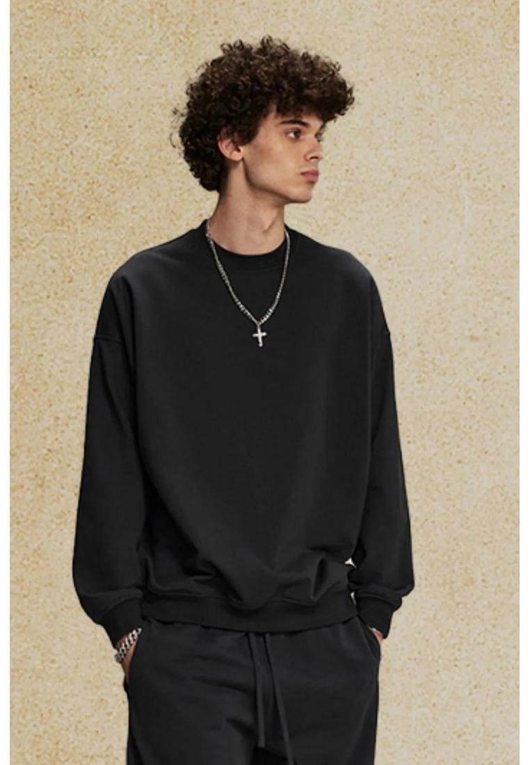 Thumbnail - Herren Rundhals Langarm Sweatshirt