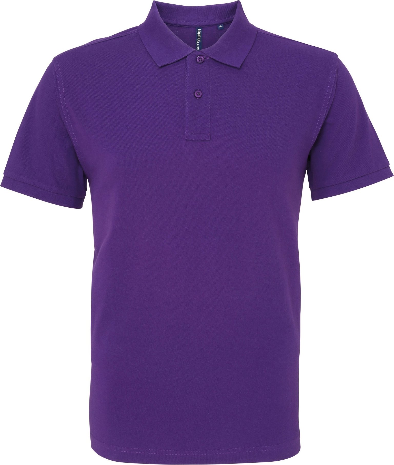 Asquith & Fox Herren Bio-Poloshirt in klassischer Passform (lila)