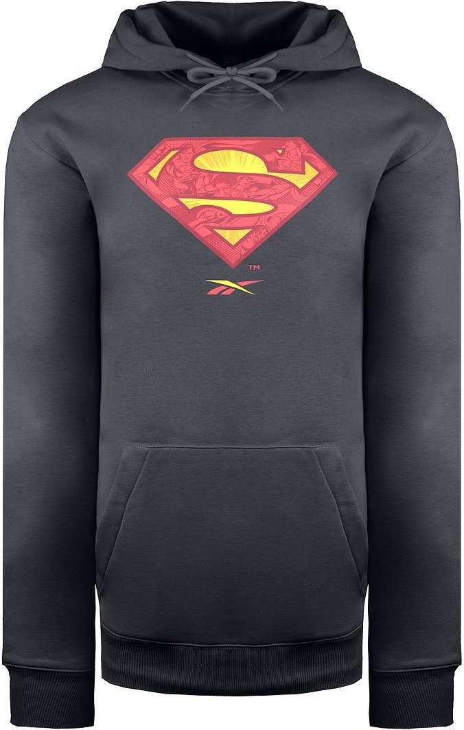 Reebok X DC Superman Herren Dark Graphit Hoodie