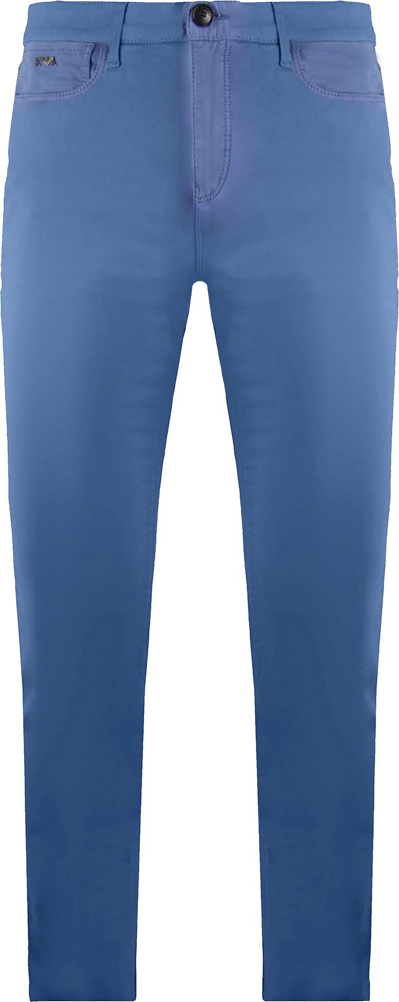 Emporio Armani Slim Fit Herren Blue Chino Hosen