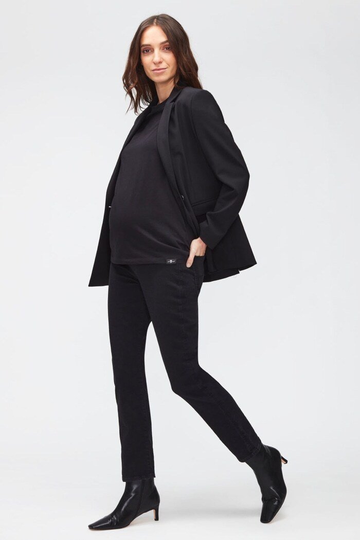 Damen Jeans Straight Maternity Slillugr Straight Fit
