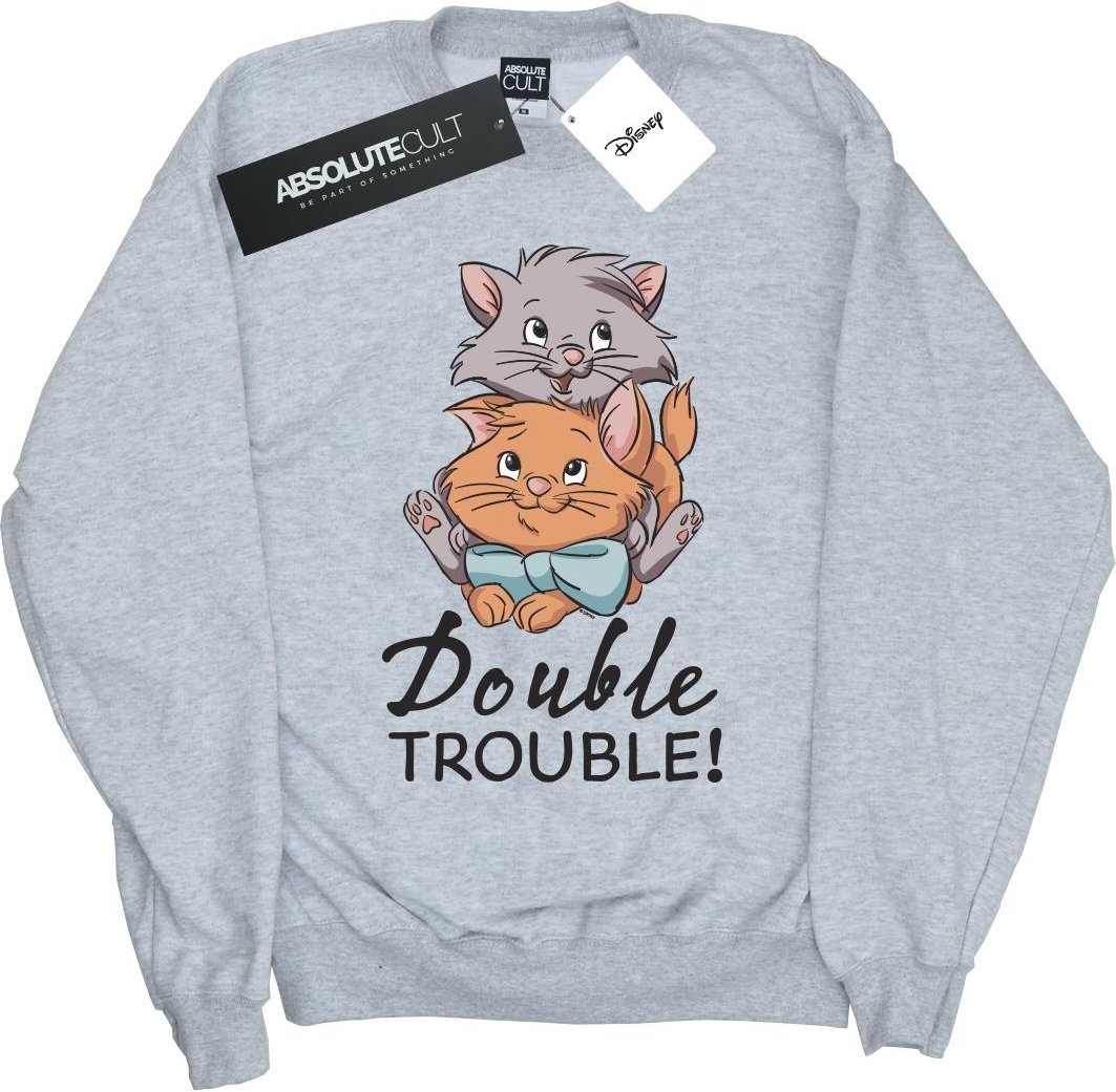 Disney - "The Aristocats Double Trouble" Sweatshirt für Mädchen (Grau)