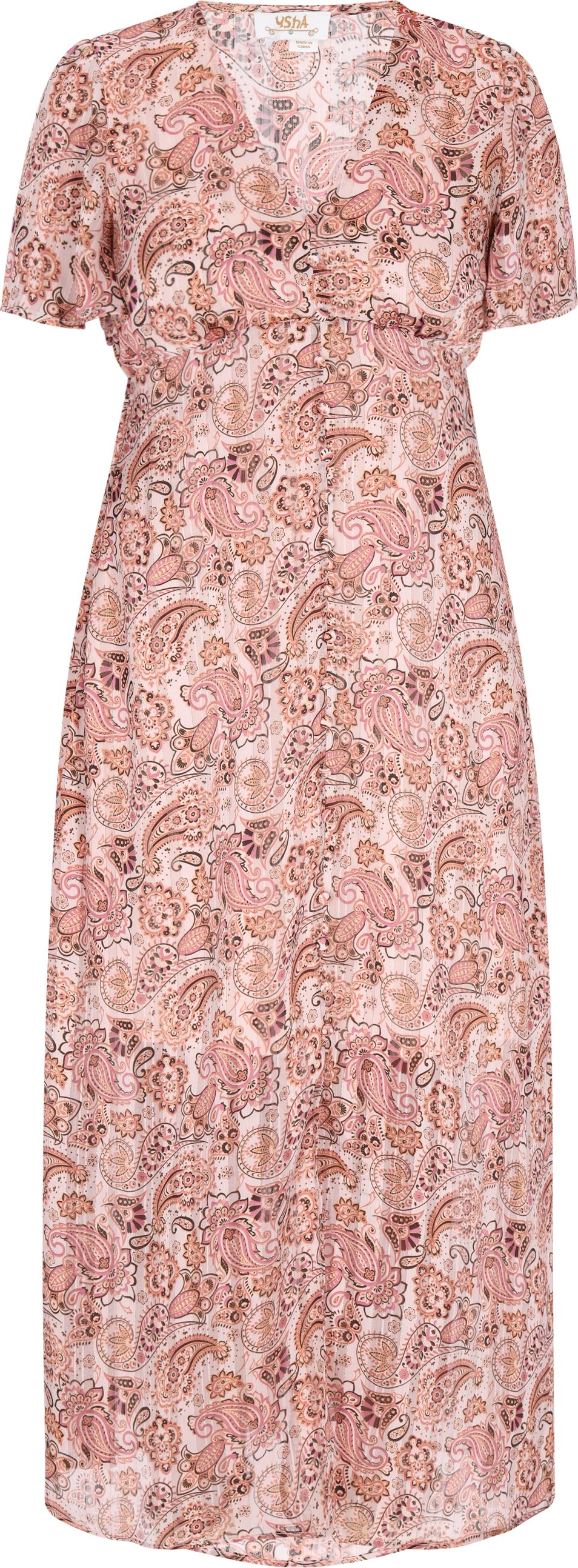 usha Kleid Frauen hellrosa mehrfarbig