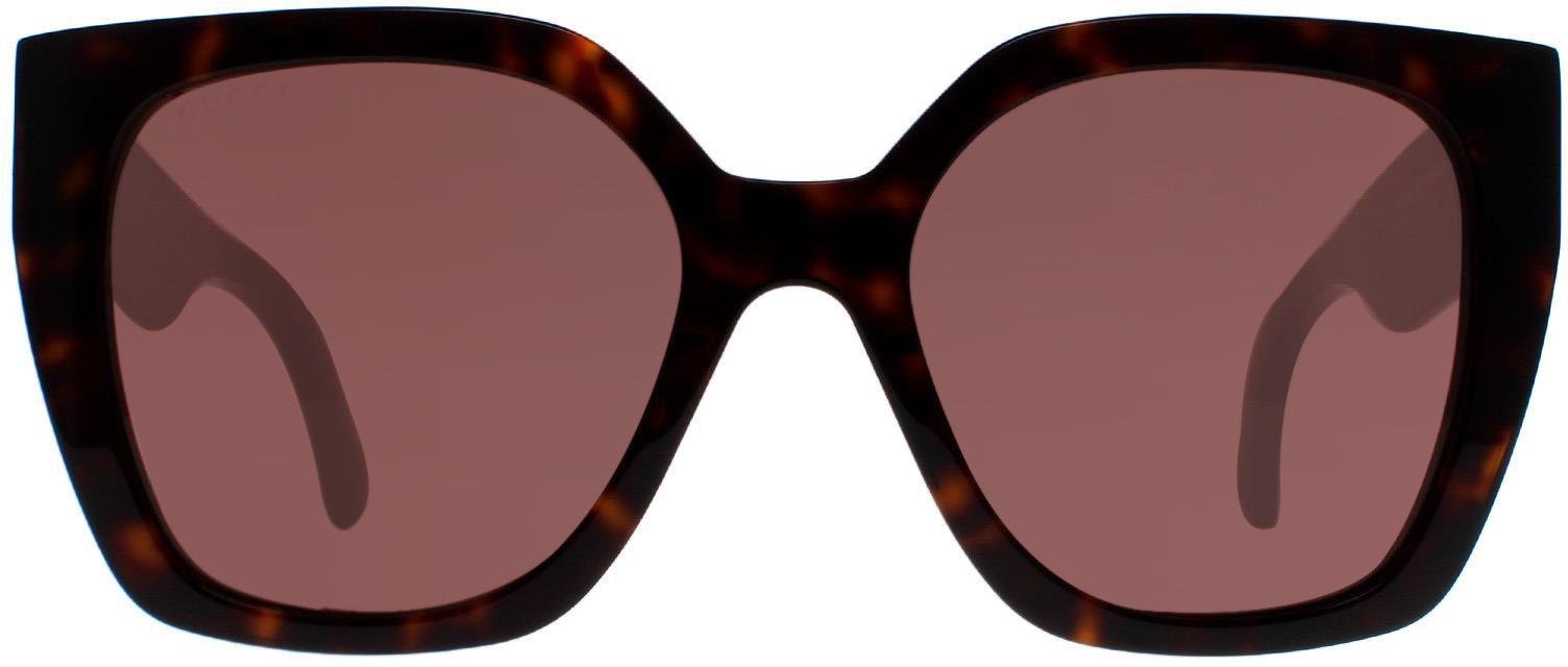 Thumbnail - Gucci Square Damen Havana Braun GG1300S