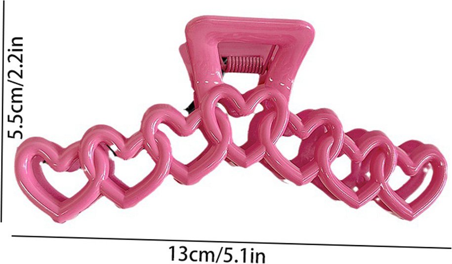 Herz-Ketten-Haarspange