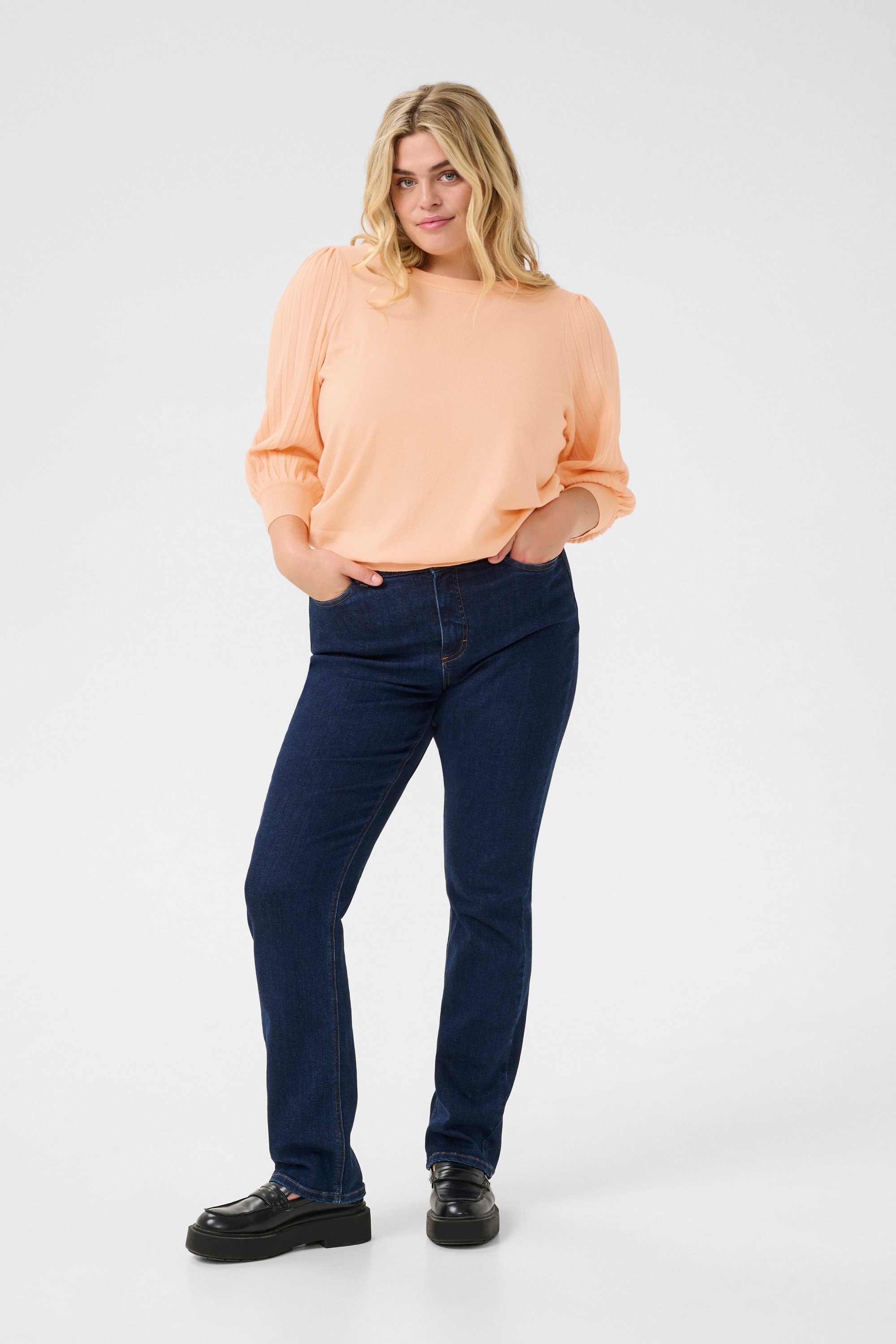Thumbnail - Strickpullover Regular fit peach